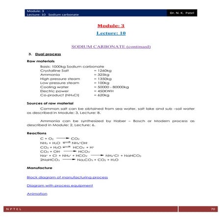 Lecture 10-Manufacturing of Sodium Carbonate .pdf