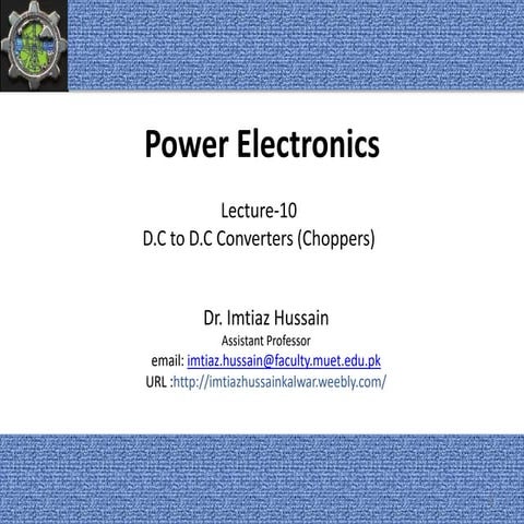 lecture 10 - electrical machines - dc to dc converters 1.pptx
