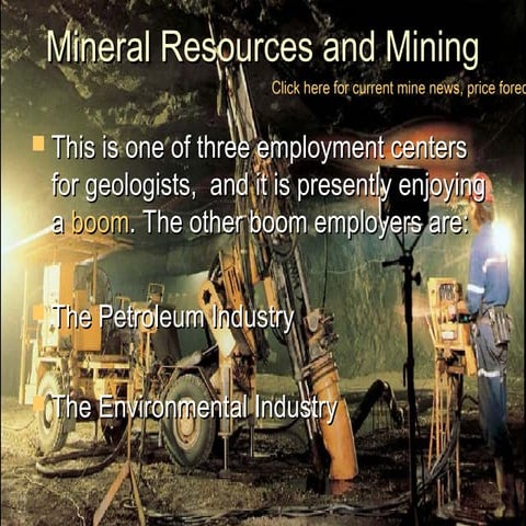 mineral resources and mining 