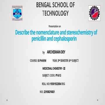 Penicillin Antibiotic Chemistry | PDF