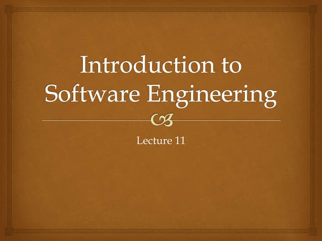 Lecture 11