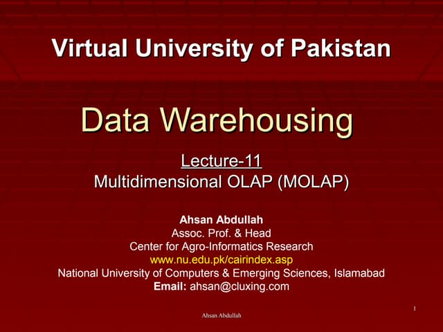 Lecture 11 | PPT