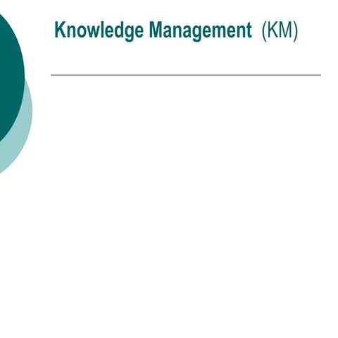 Introduction to Knowledge Management Now | PPT