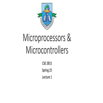 Microprocessor and Microcontroller Lecture.pptx