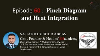 Episode 60 :  Pinch Diagram and Heat Integration