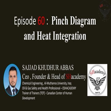 Episode 60 :  Pinch Diagram and Heat Integration