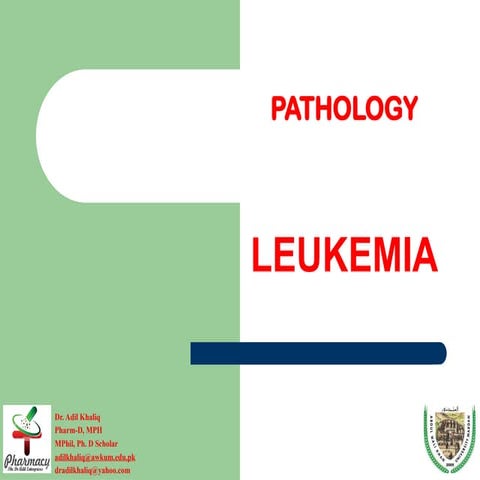 Lecture and its explanation leukemias.pptx