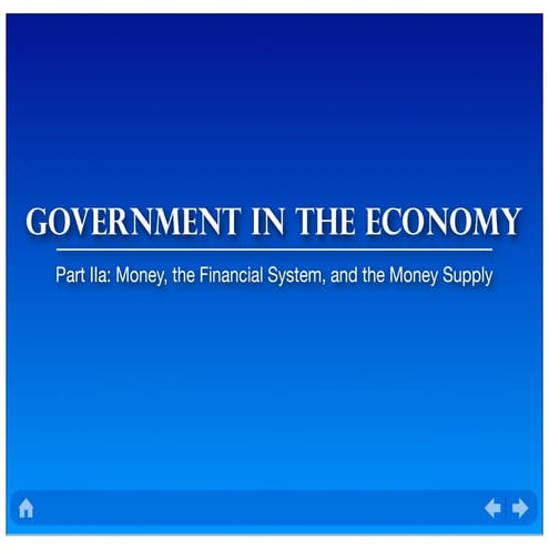 Macroeconomics: Monetary Policy