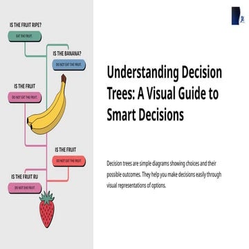 Decision Trees A Visual Guide to Smart Decisions | PPTX