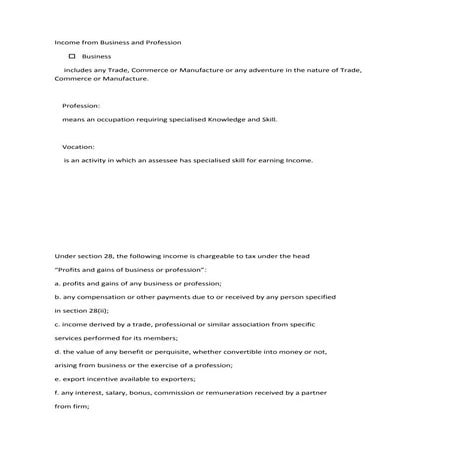 Lecture 12   income from business and profession