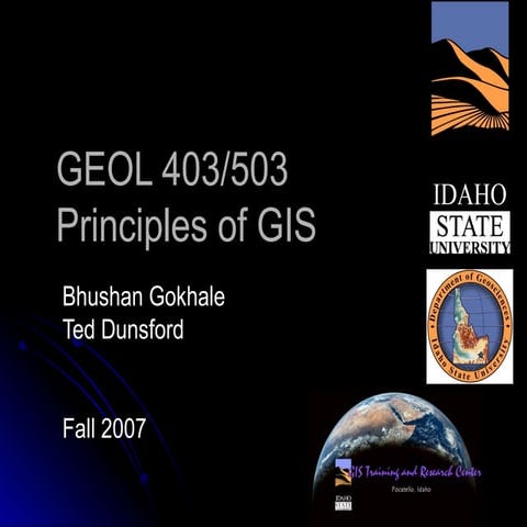 Principles of gis by Gokhale Lecture12_BGTD.ppt