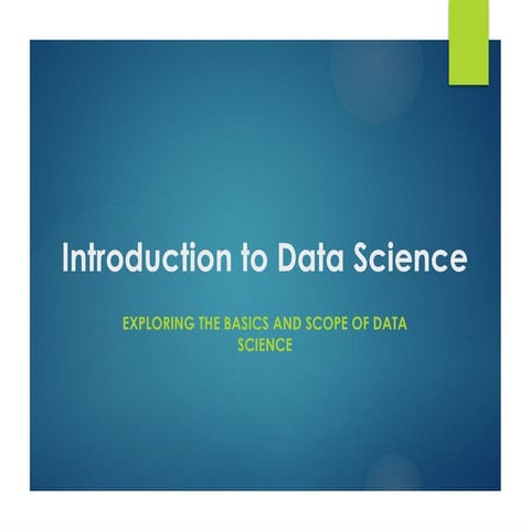 Modern Data Science Concepts And Applications | PDF