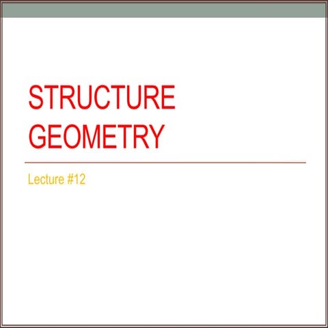 Structure Geometry
