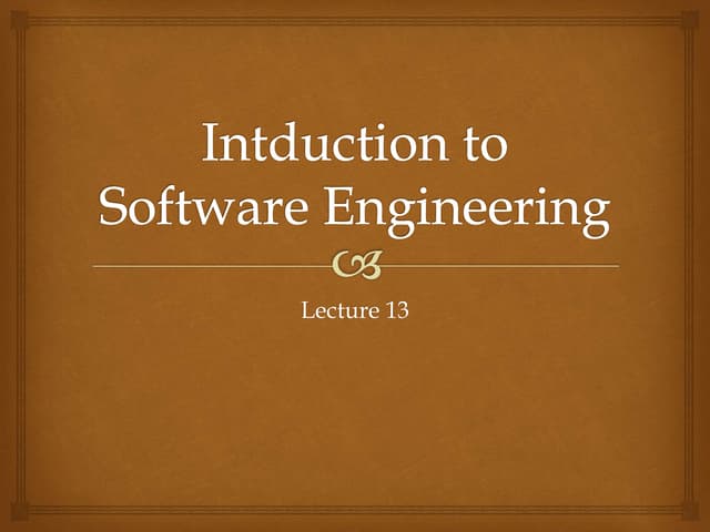 Lecture 13