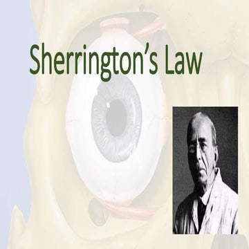 Sherrington’s Law