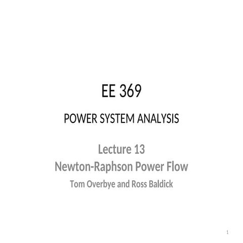 load flow studies power s  Lecture_13.ppt