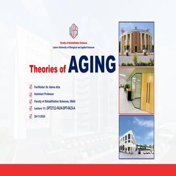 Theories of aging | PPTX