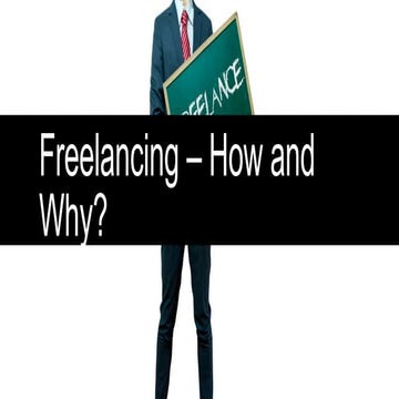 Being a Freelancer