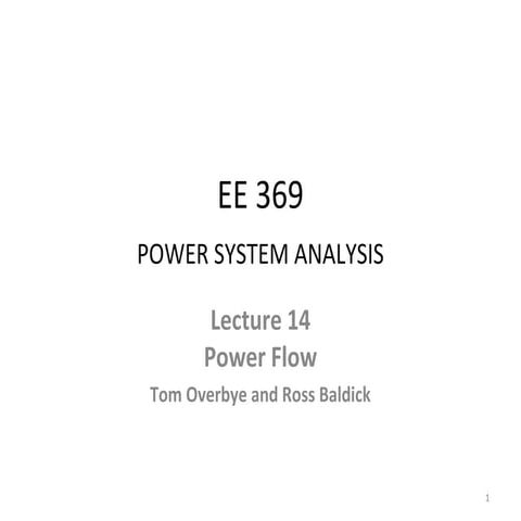 power system analysis PPT