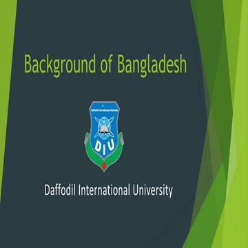  background of bangladesh