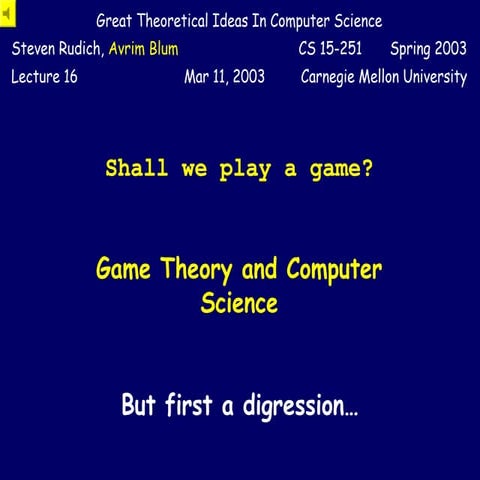 Lecture notes on Game Theory in Oligopoly