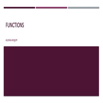 Comprehensive Introduction to Functions in Programming: Definitions ...