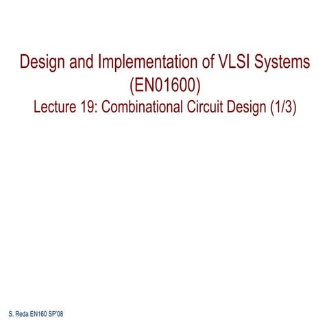 Lecture19 | PPT | Technology & Computing