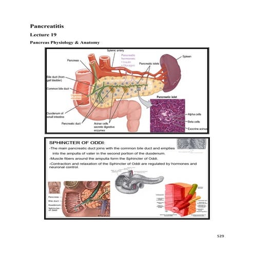 Lecture 19 pancreatitis - Pathology
