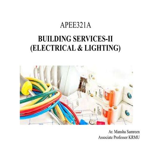 distribution of electricity in buildings