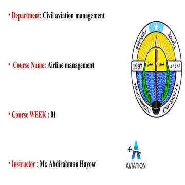 Introduction to Aviation Industry.pptx