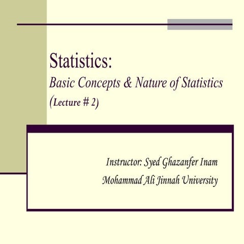 Elementary Statistics Picturing the World ch01.1 | PPT