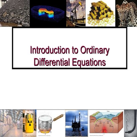 Introduction of Differential EquationsLecture 1