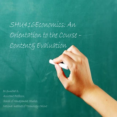 Lecture 1 course content