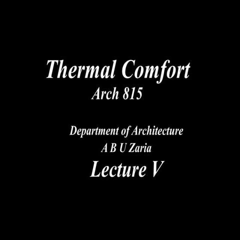 Comprehensive Thermal Comfort and Control Strategies in Building Design ...