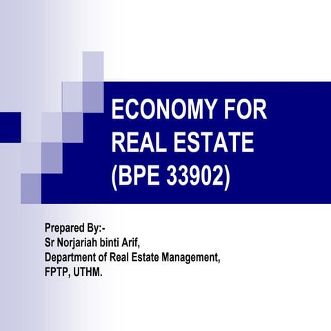 Lecture+1+economy+for+real+estate | PPT