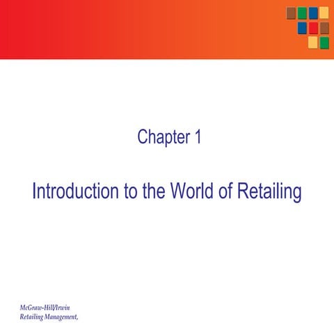RetailManagement_01_Introduction to Retailing | PPTX