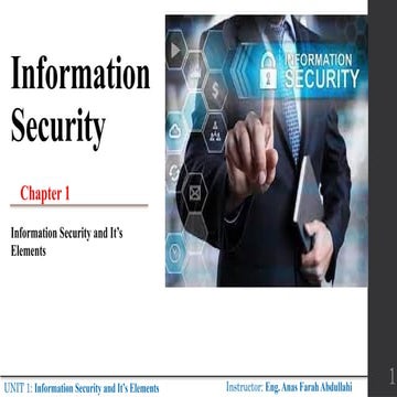 Comprehensive Introduction to Information Security and Its Core ...