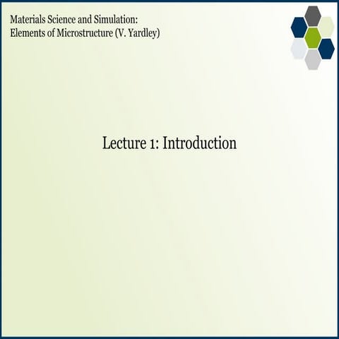 Lecture1 intro | PPT