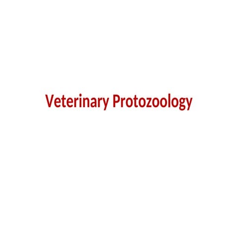 Introduction to Protozoology by Dr jawad