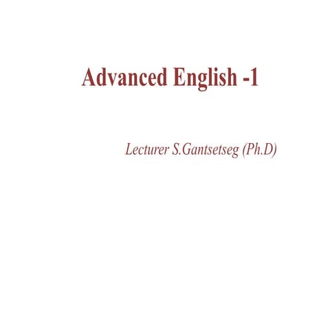 Lecture 1 overview for IELTS exam