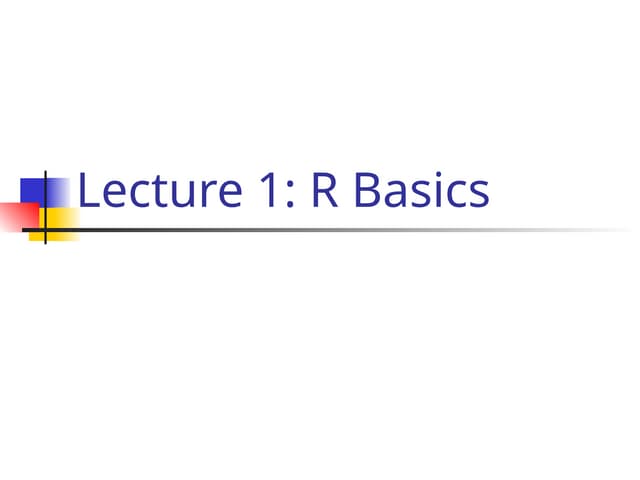 Brief introduction to R  Lecturenotes1_R .ppt