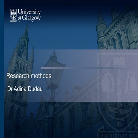 Lecture 1 research methods | PPT