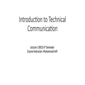 Lecture 1 Technical Comm..pptx tels about technical communication
