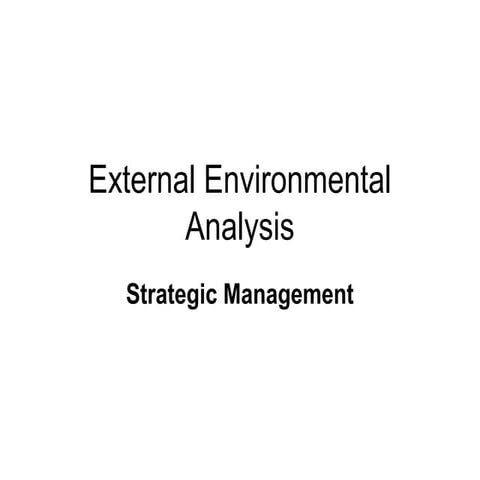 Strategic Management Lecture 2 