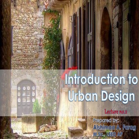 Urban Design 