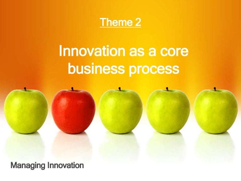 Innovation as a core business process
