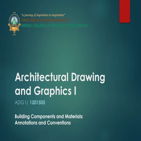 002 ADG I: Building Components and Materials