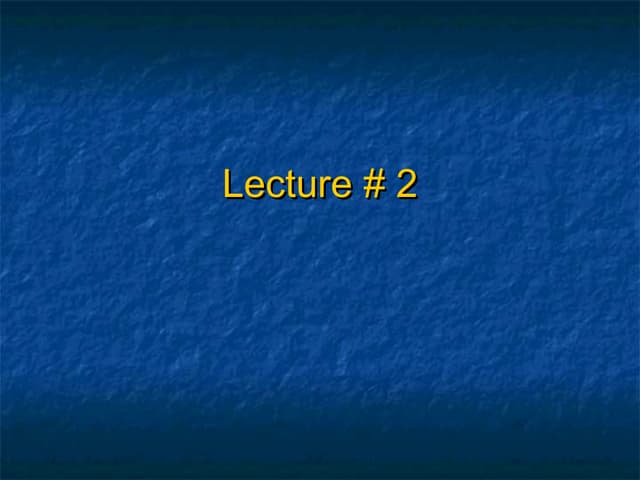 Lecture2