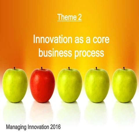 2016 - 2. Innovation as a core business process.pot