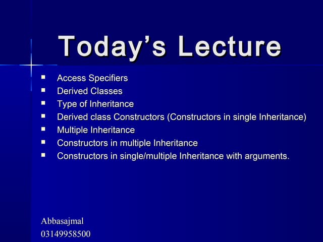 OOPs Lecture 2